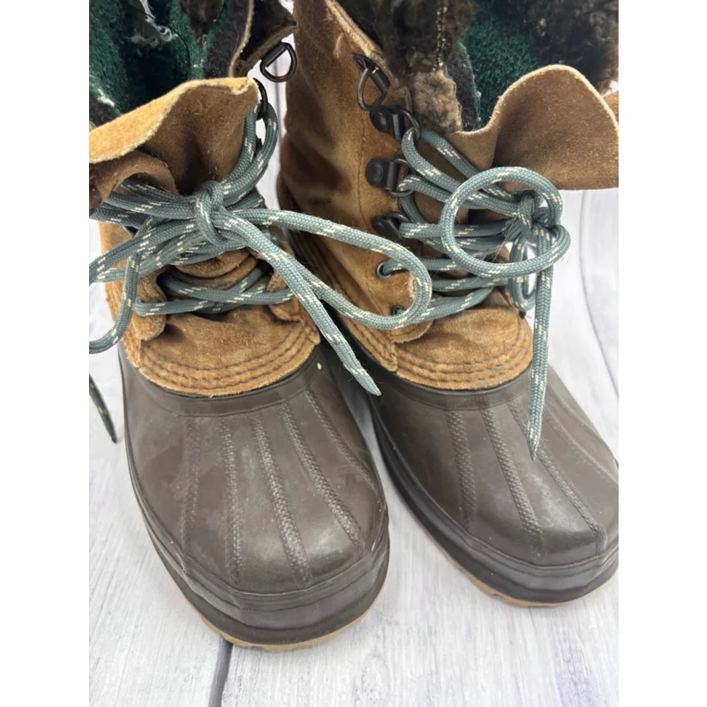 Vintage Kaufman Sorel Boots, Tan & Brown size 8.5?